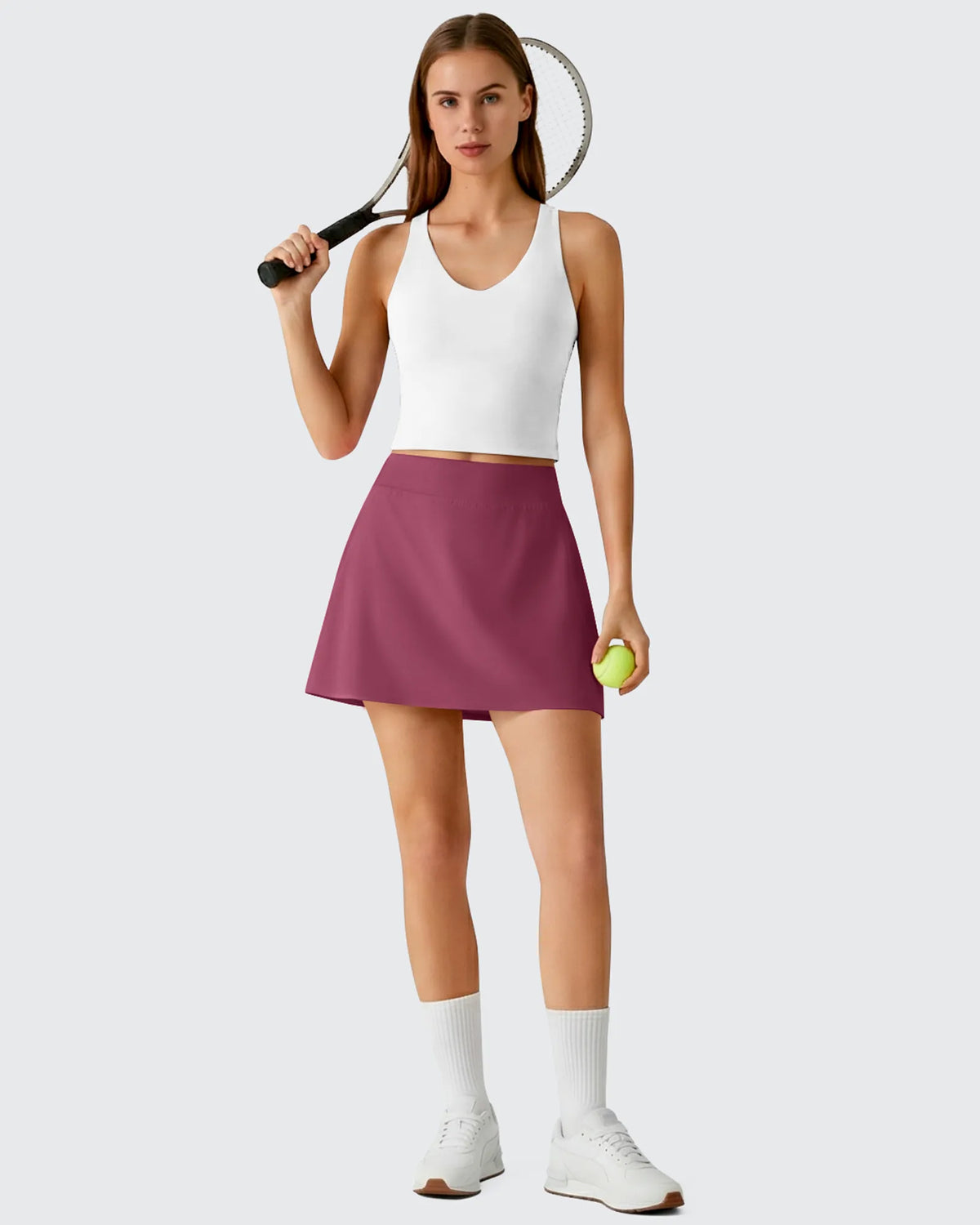G4Free - Lightweight 2 Pockets Inner Shorts Tennis Skirts 15 -GF26H879A001A-S-GF26H879A001B-M-GF26H879A001C-L-GF26H879A001D-XL-GF26H879A001E-XXL