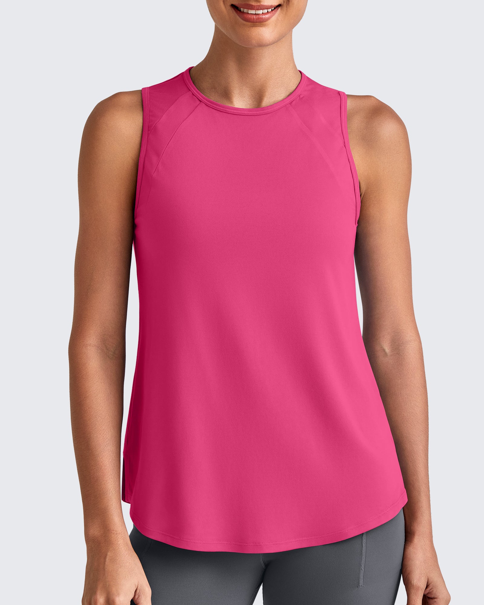 G4Free - Lightweight Athletic Sleeveless Long Tank Tops -GF25L416BA-S