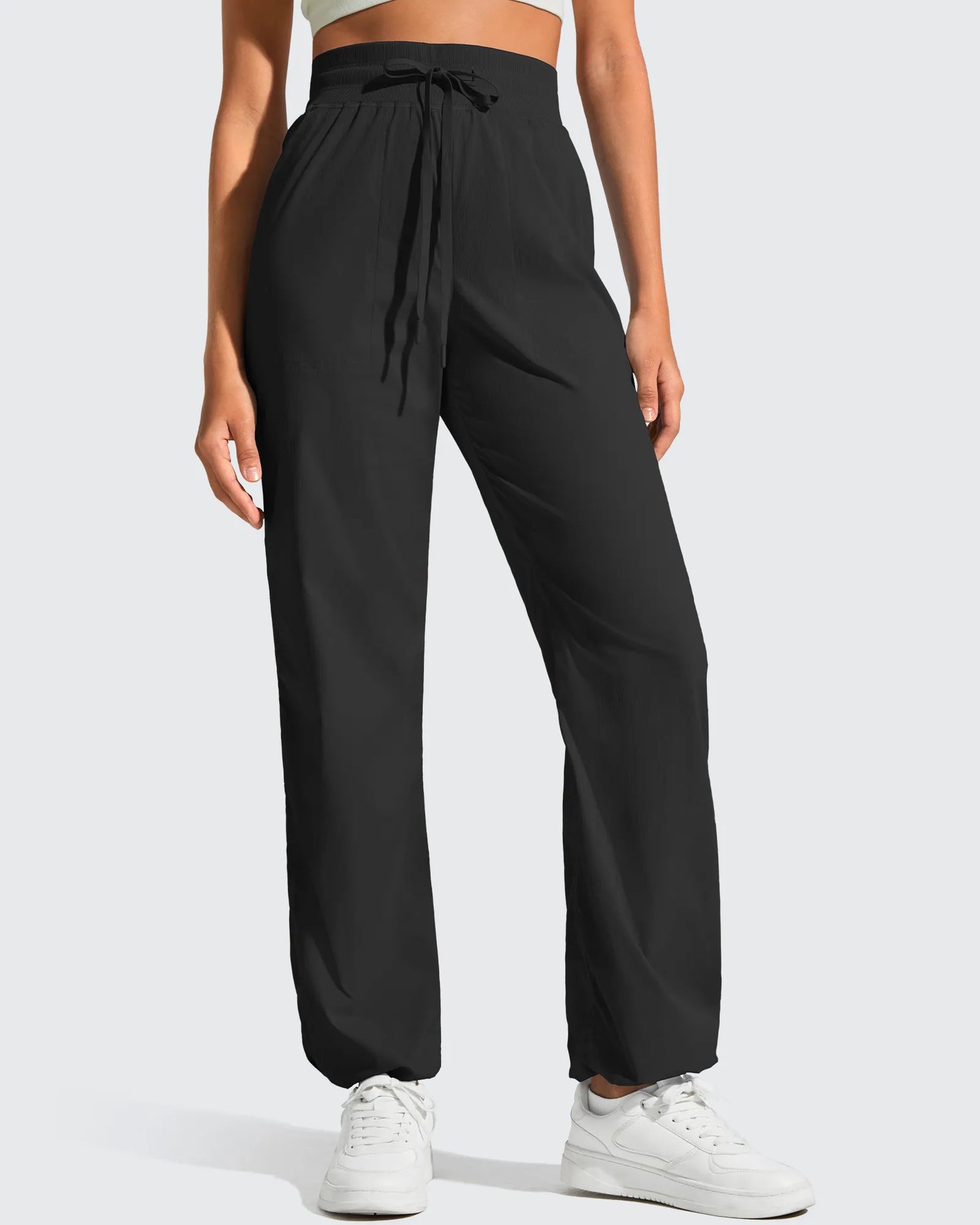 G4Free - Lightweight Straight Leg Ruched Drawstring Joggers -GF25D748AA-S-GF25D749AA-S-GF25D750AA-S-GF25D748AB-M-GF25D749AB-M