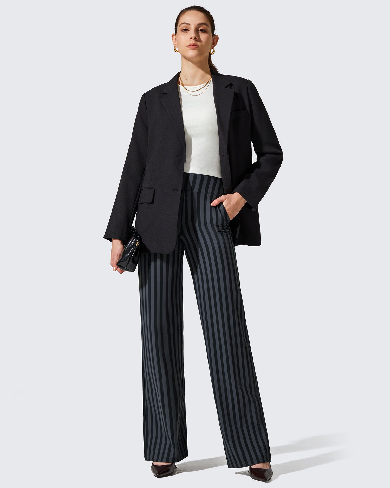 G4Free - Loose High-Waist Business Casual Striped Pants -GF23J172Z03F-XS-GF23J172Z03A-S-GF23J172Z03B-M-GF23J172Z03C-L-GF23J172Z03D-XL