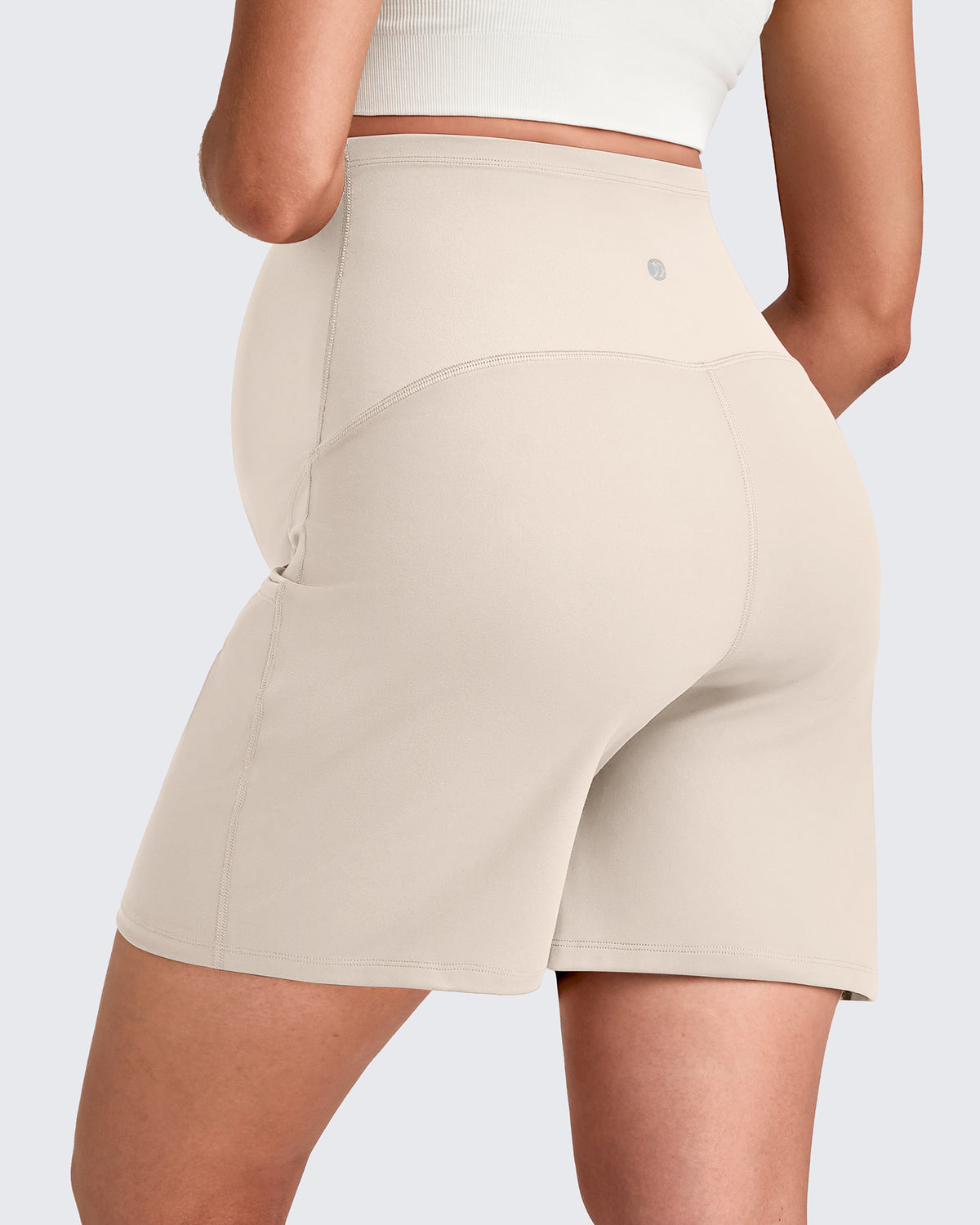 G4Free - Over The Belly Pregnancy Athletic Shorts 6'' -GF25EY556AF-XS-GF25EY556AA-S-GF25EY556AB-M-GF25EY556AC-L-GF25EY556AD-XL