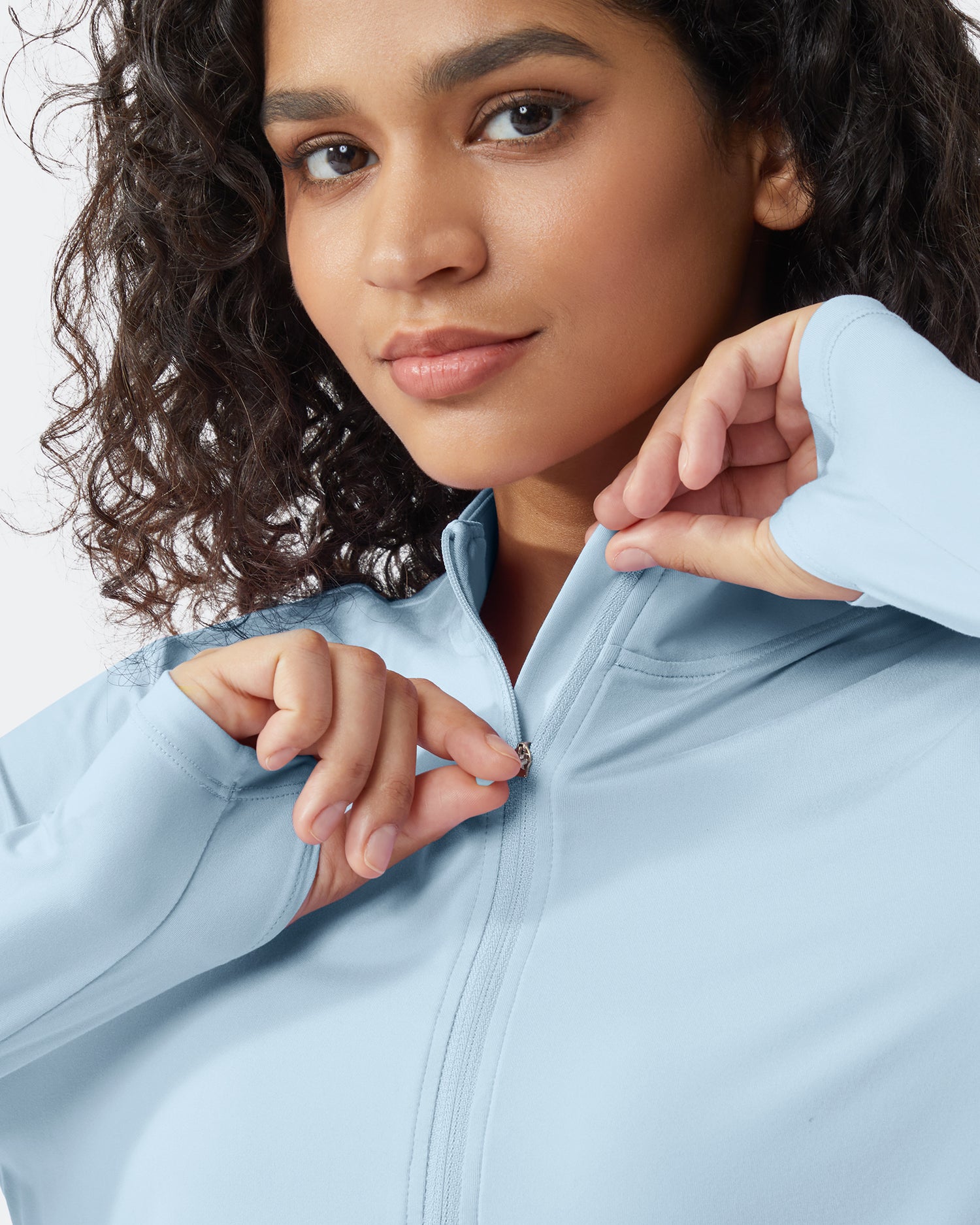 G4Free - Quick Dry High Neck Sun Half Zip Workout Tops -GF23B126KF-XS-GF23B126KA-S-GF23B126KB-M-GF23B126KC-L-GF23B126KD-XL