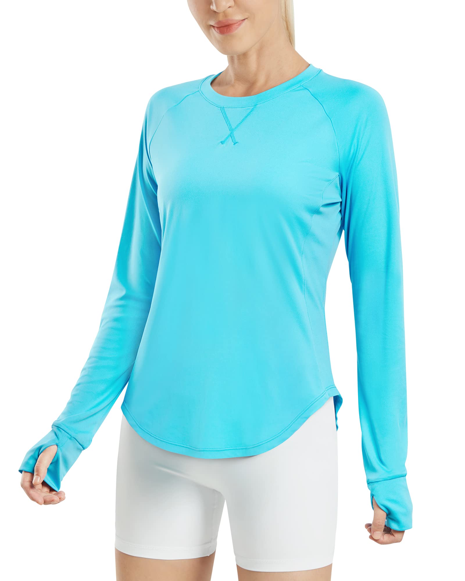 G4Free - Quick Dry UV Tunic Workout Long Sleeve -GF22B055BA-S-GF22B055BB-M-GF22B055BC-L-GF22B055BD-XL-GF22B055BE-XXL