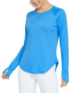 G4Free - Quick Dry UV Tunic Workout Long Sleeve -GF22B055BA-S-GF22B055BB-M-GF22B055BC-L-GF22B055BD-XL-GF22B055BE-XXL