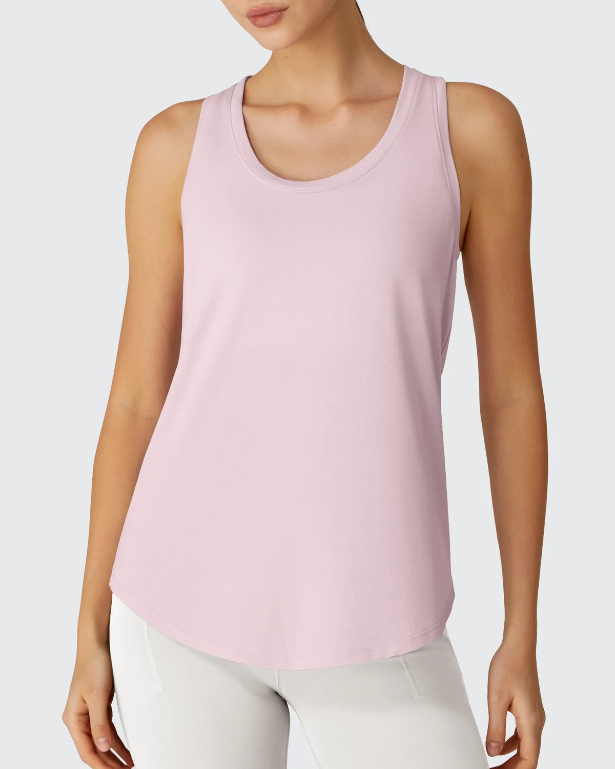 G4Free - Racerback Hip Length Scoop Neck Muscle Tank Tops -GF26L892D016F-XS-GF26L892D016A-S-GF26L892D016B-M-GF26L892D016C-L-GF26L892D016D-XL