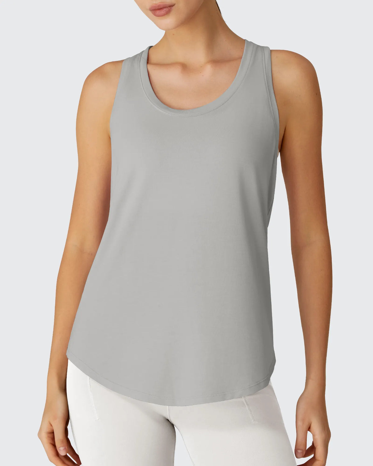 G4Free - Racerback Hip Length Scoop Neck Muscle Tank Tops -GF26L892D016F-XS-GF26L892D016A-S-GF26L892D016B-M-GF26L892D016C-L-GF26L892D016D-XL