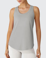 G4Free - Racerback Hip Length Scoop Neck Muscle Tank Tops -GF26L892D016F-XS-GF26L892D016A-S-GF26L892D016B-M-GF26L892D016C-L-GF26L892D016D-XL