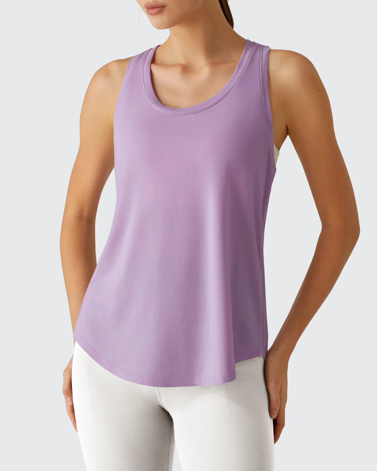 G4Free - Racerback Hip Length Scoop Neck Muscle Tank Tops -GF26L892D016F-XS-GF26L892D016A-S-GF26L892D016B-M-GF26L892D016C-L-GF26L892D016D-XL
