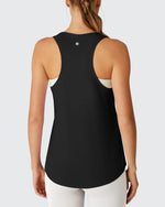 G4Free - Racerback Hip Length Scoop Neck Muscle Tank Tops -GF26L892D016F-XS-GF26L892D016A-S-GF26L892D016B-M-GF26L892D016C-L-GF26L892D016D-XL