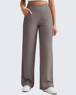 G4Free - Ribbed Cross High-Waist Wide Leg Pants -GF25J505AF-XS-GF25J506AF-XS-GF25J507AF-XS-GF25J505AA-S-GF25J506AA-S