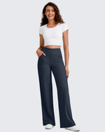 G4Free - Ribbed Cross High-Waist Wide Leg Pants -GF25J505AF-XS-GF25J506AF-XS-GF25J507AF-XS-GF25J505AA-S-GF25J506AA-S