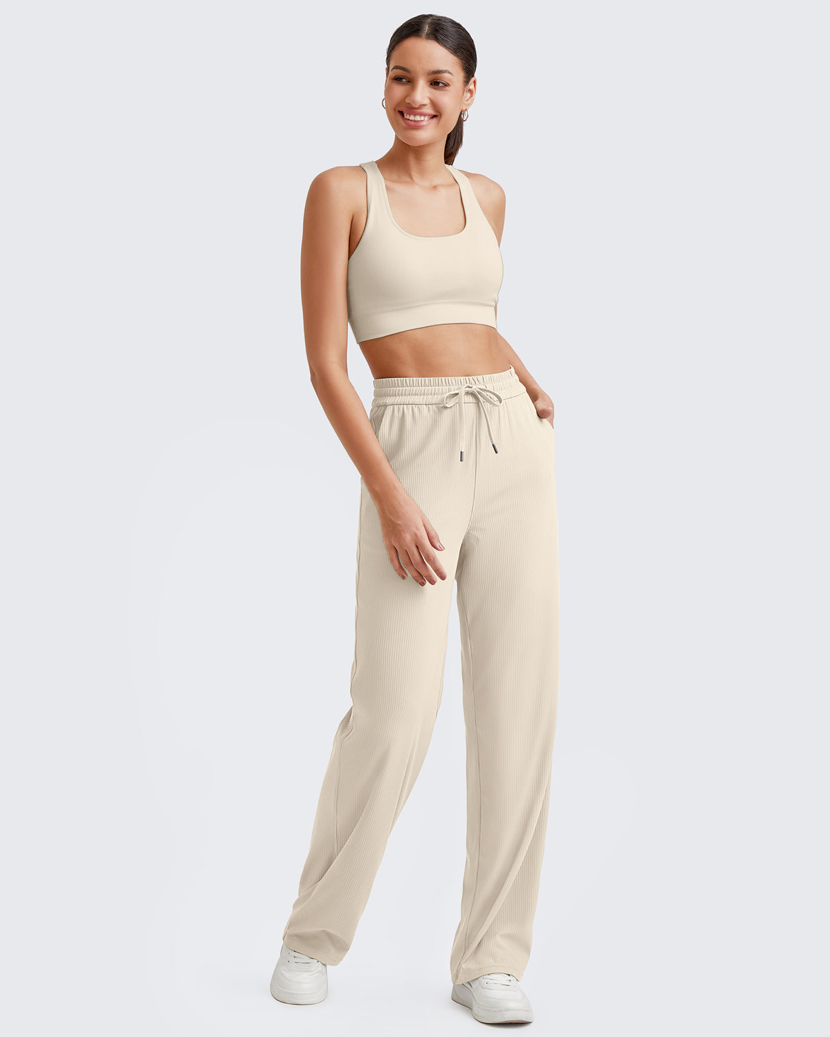 G4Free - Ribbed High-Rise Seamless Work Pants -GF24J315AA-S-GF24J316AA-S-GF24J317AA-S-GF24J315AB-M-GF24J316AB-M