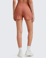 G4Free - Ribbed Mid-Rise Seamless Work Shorts -GF25E314AA-S-GF25E314AB-M-GF25E314AC-L-GF25E314AD-XL-GF25E314AE-XXL