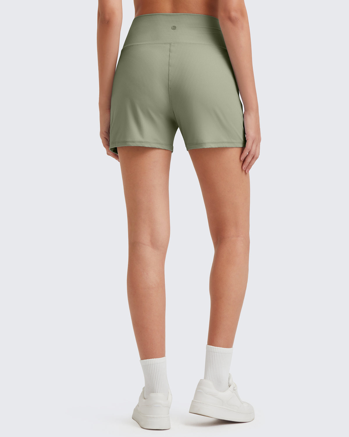 G4Free - Ribbed Mid-Rise Seamless Work Shorts -GF25E314AA-S-GF25E314AB-M-GF25E314AC-L-GF25E314AD-XL-GF25E314AE-XXL
