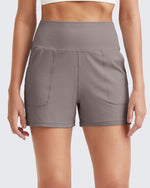 G4Free - Ribbed Mid-Rise Seamless Work Shorts -GF25E314AA-S-GF25E314AB-M-GF25E314AC-L-GF25E314AD-XL-GF25E314AE-XXL