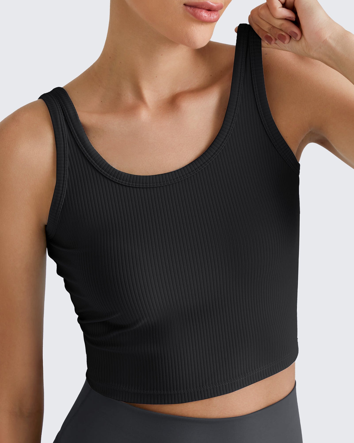 G4Free - Ribbed Slim Workout Tank Crop Tops -GF25L339AA-S-GF25L339AB-M-GF25L339AC-L-GF25L339AD-XL-GF25L339AF-XS