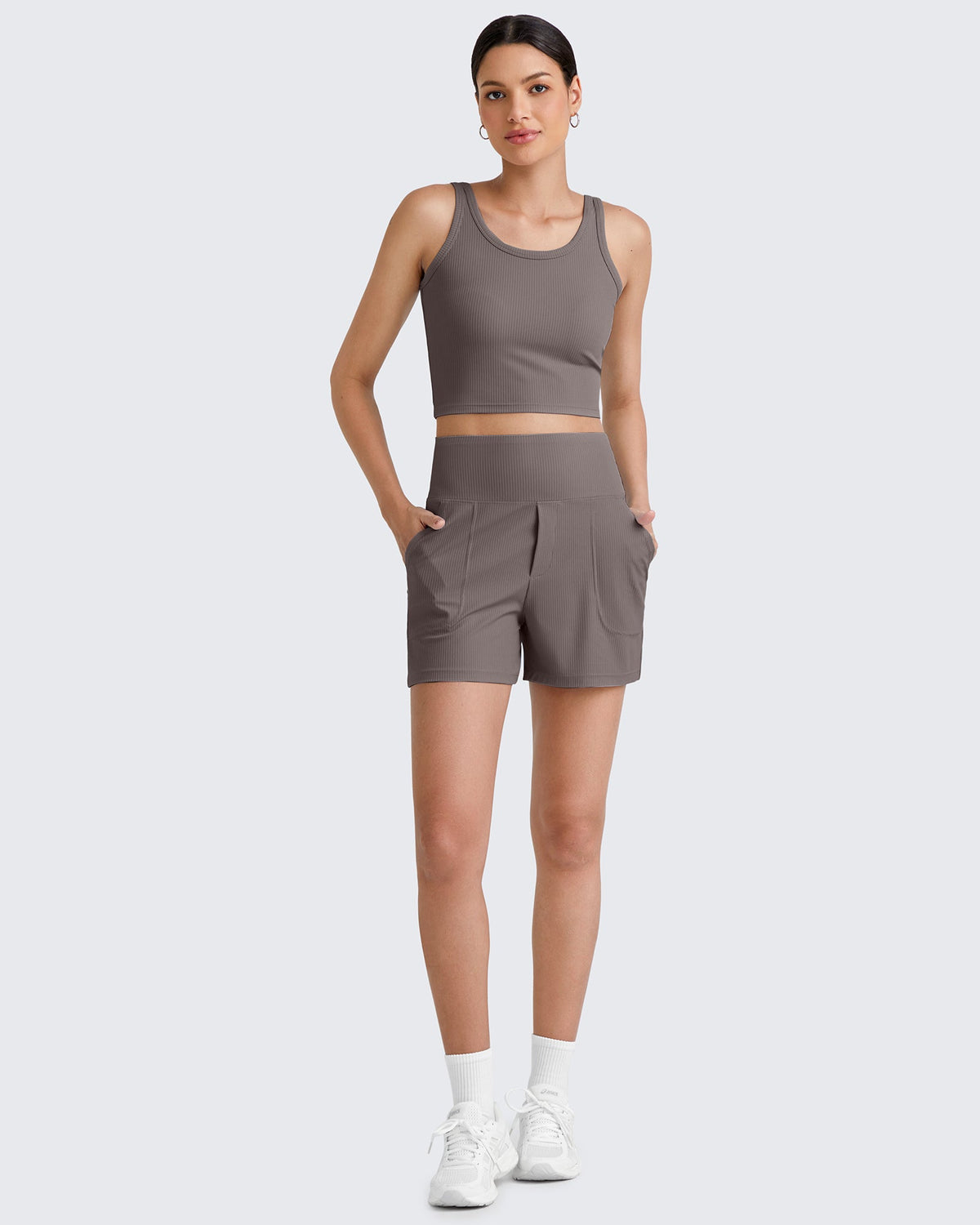 G4Free - Ribbed Slim Workout Tank Crop Tops -GF25L339AA-S-GF25L339AB-M-GF25L339AC-L-GF25L339AD-XL-GF25L339AF-XS