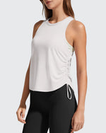 G4Free - Ruch Side High Neck Racerback Muscle Tank Tops -GF26L878I002F-XS