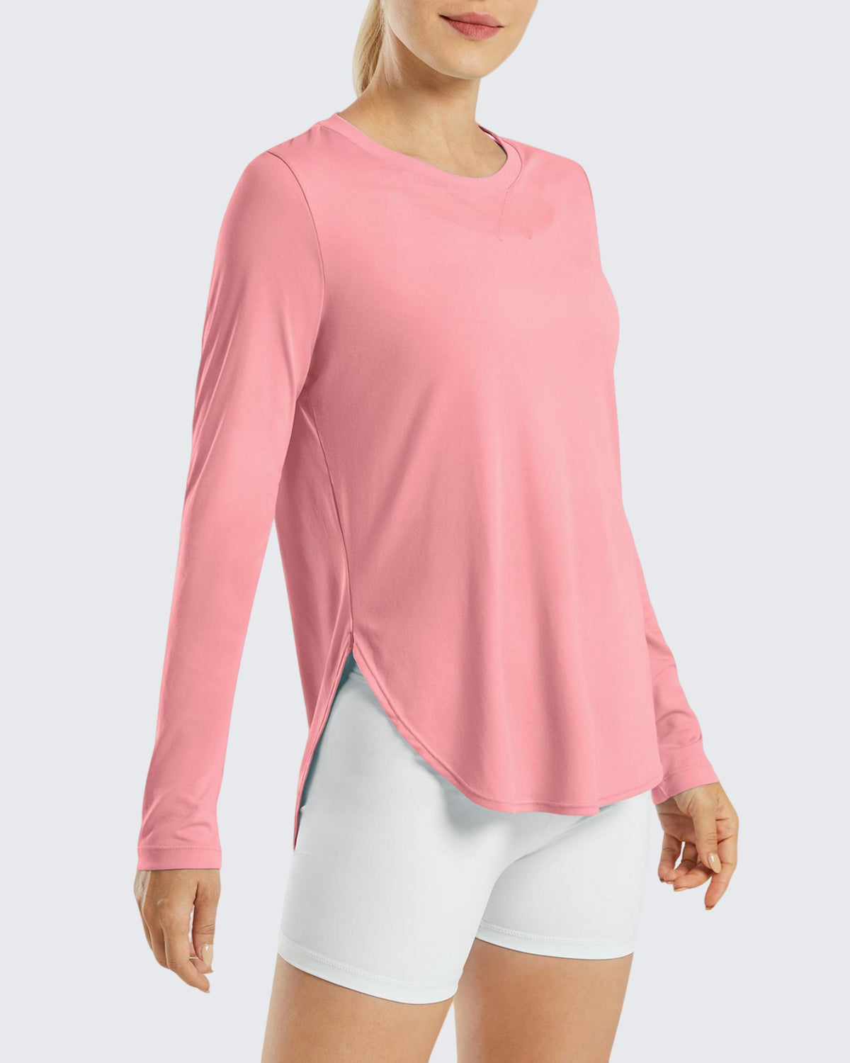 G4Free - Scoop Neck UV Sun Workout Long Sleeve -GF21B003BA-S