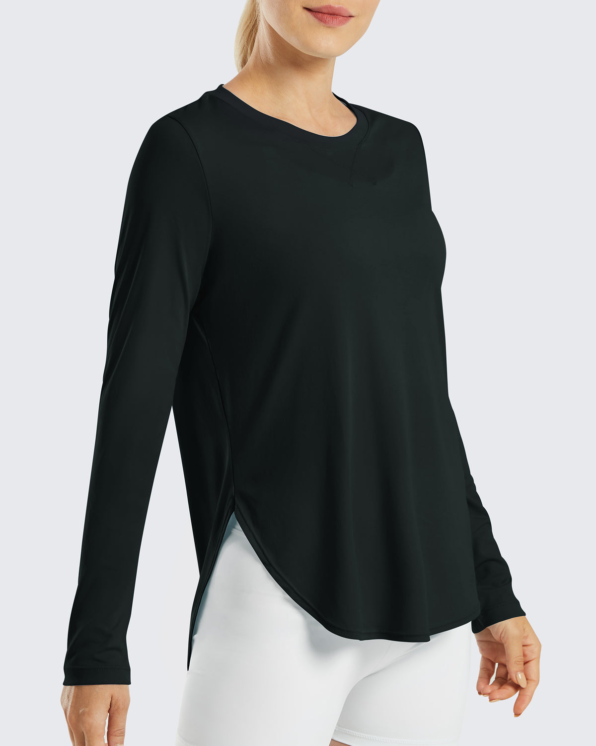 G4Free - Scoop Neck UV Sun Workout Long Sleeve -GF21B003BA-S