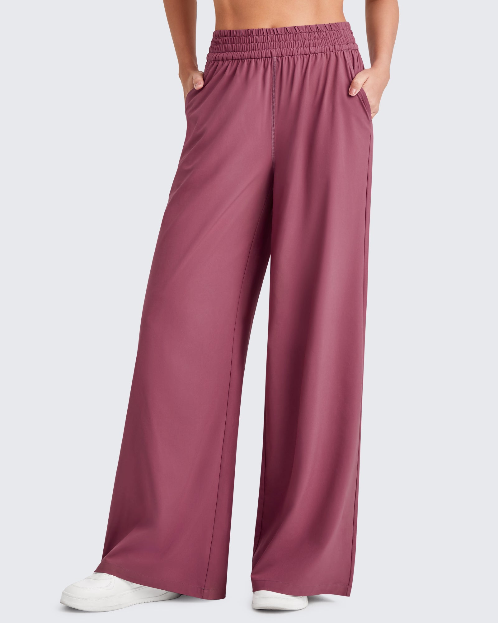 G4Free - ShiftReady Elastic Waistband Wide Leg Work Trousers -GF25J377AA-S