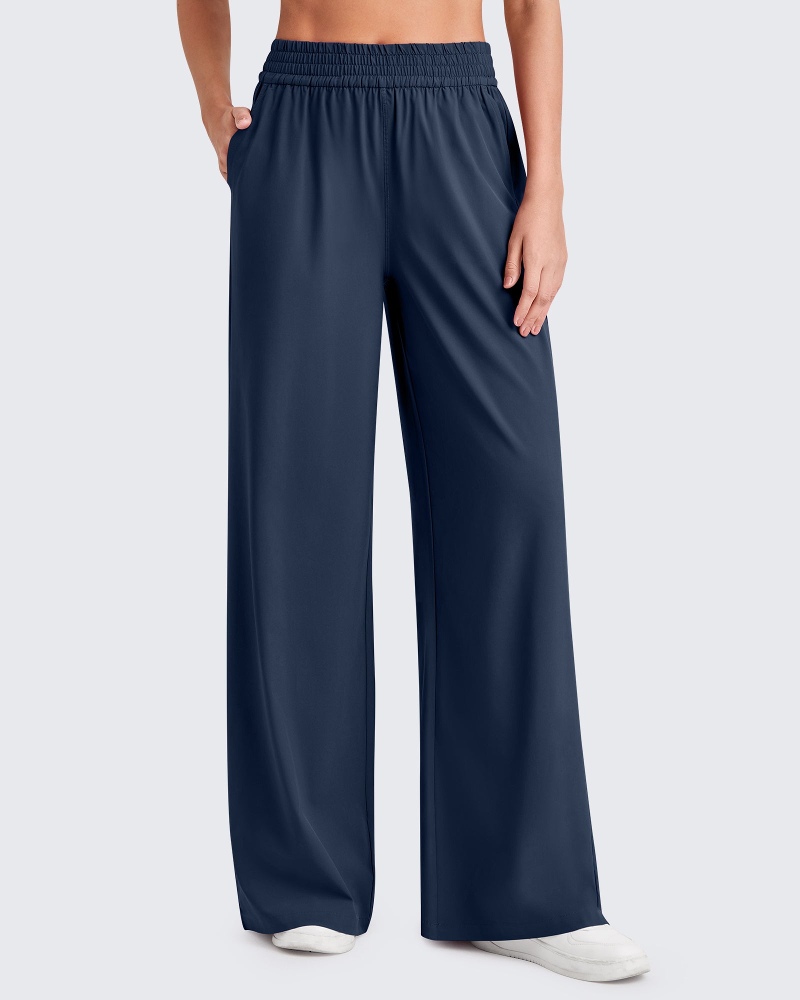 G4Free - ShiftReady Elastic Waistband Wide Leg Work Trousers -GF25J377AA-S-GF25J433AA-S-GF25J434AA-S-GF25J377AB-M-GF25J433AB-M