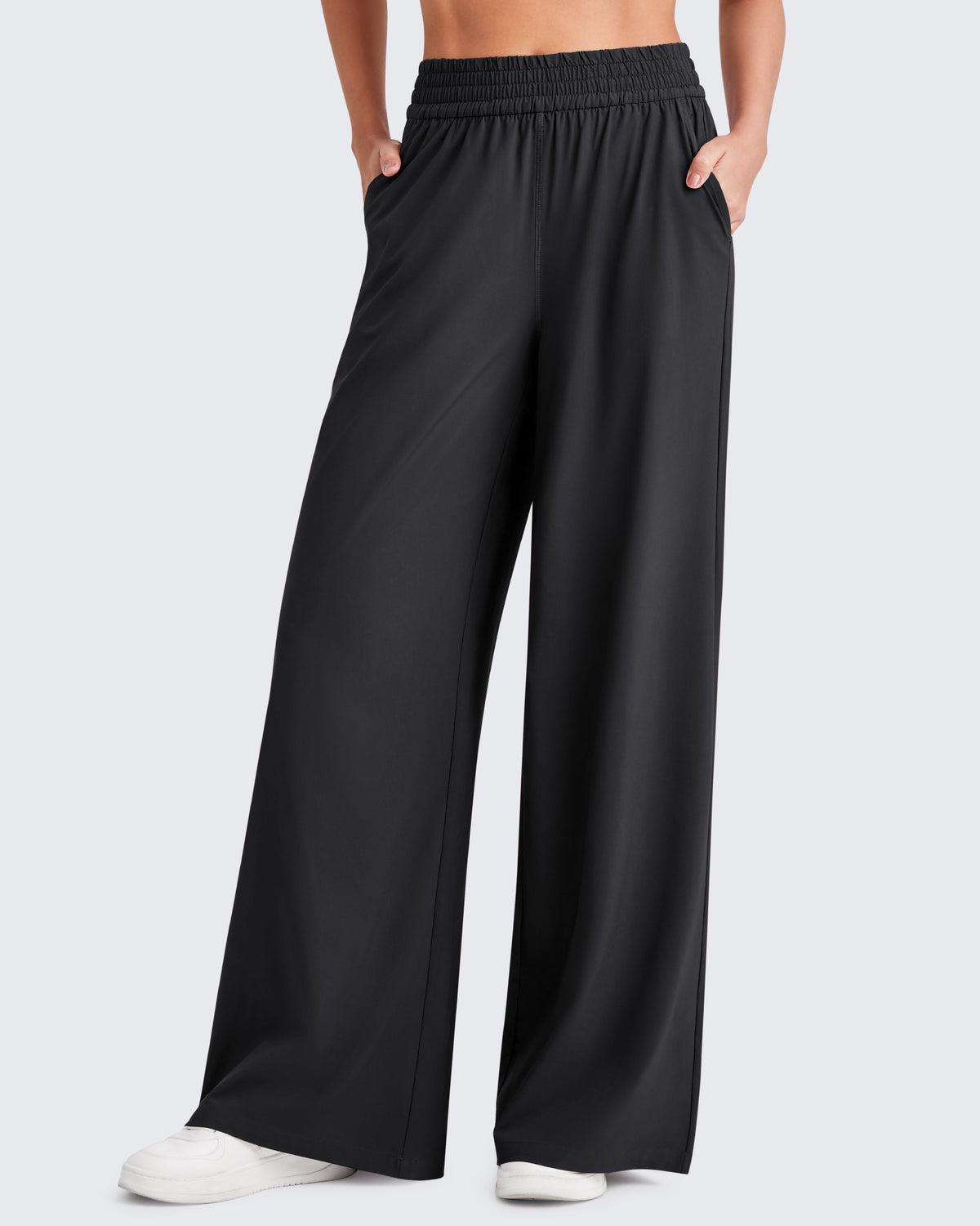 G4Free - ShiftReady Elastic Waistband Wide Leg Work Trousers -GF25J377AA-S-GF25J433AA-S-GF25J434AA-S-GF25J377AB-M-GF25J433AB-M