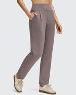 G4Free - ShiftReady Front Pleated Ankle Tapered High Waist Trousers -GF25D637AA-S