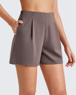 G4Free - ShiftReady High-Rise Pleated Work Shorts 5'' -GF25E395FA-S