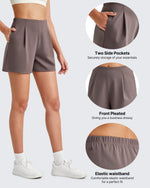 G4Free - ShiftReady High-Rise Pleated Work Shorts 5'' -GF25E395FA-S-GF25E395FB-M-GF25E395FC-L-GF25E395FD-XL-GF25E395FE-XXL