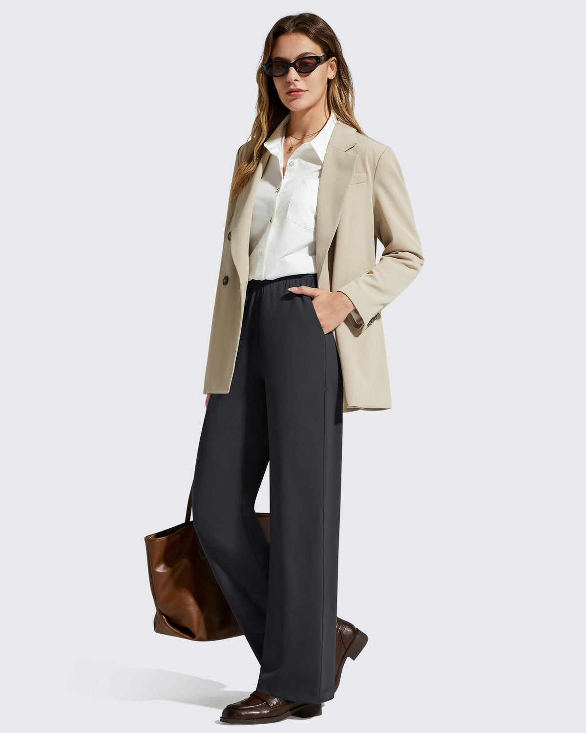 G4Free - ShiftReady High-Rise Straight Leg Dress Pants -GF25J423AA-S-GF25J435AA-S-GF25J436AA-S-GF25J423AB-M-GF25J435AB-M