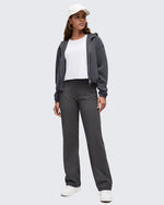 G4Free - ShiftReady High Waist Hidden Zipper Pockets Dress Pants -GF25D571AA-S-GF25D572AA-S-GF25D573AA-S-GF25D571AB-M-GF25D572AB-M