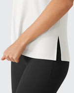 G4Free - Side Slits Loose Fit High Neck Athletic Tanks -GF26L858D016F-XS-GF26L858D016A-S-GF26L858D016B-M-GF26L858D016C-L-GF26L858D016D-XL