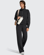 G4Free - Smoofit Elastic Drawstring Fleece Lined Wide Leg Sweatpants -GF25J723AA-S-GF25J724AA-S-GF25J725AA-S-GF25J723AB-M-GF25J724AB-M