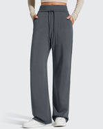 G4Free - Smoofit Elastic Drawstring Fleece Lined Wide Leg Sweatpants -GF25J723AA-S-GF25J724AA-S-GF25J725AA-S-GF25J723AB-M-GF25J724AB-M