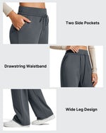 G4Free - Smoofit Elastic Drawstring Fleece Lined Wide Leg Sweatpants -GF25J723AA-S-GF25J724AA-S-GF25J725AA-S-GF25J723AB-M-GF25J724AB-M