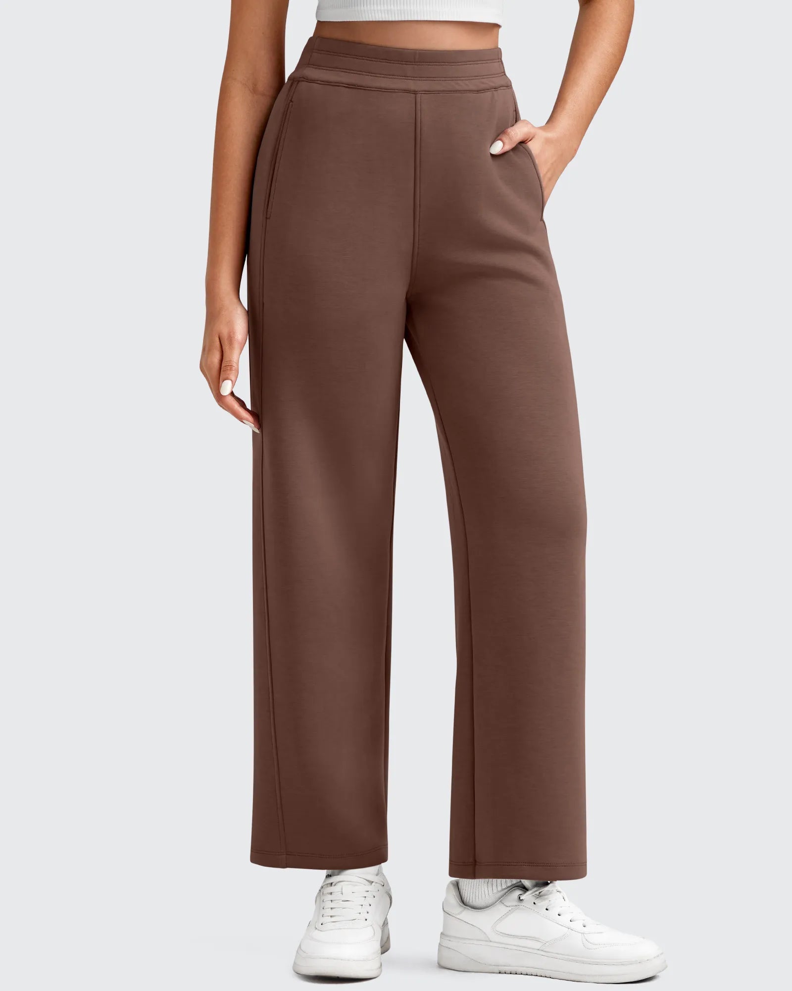 G4Free - Smoofit Elastic Waist Wide Leg Ankle Sweatpants -GF25J524AA-S-GF25J525AA-S-GF25J526AA-S-GF25J524AB-M-GF25J525AB-M