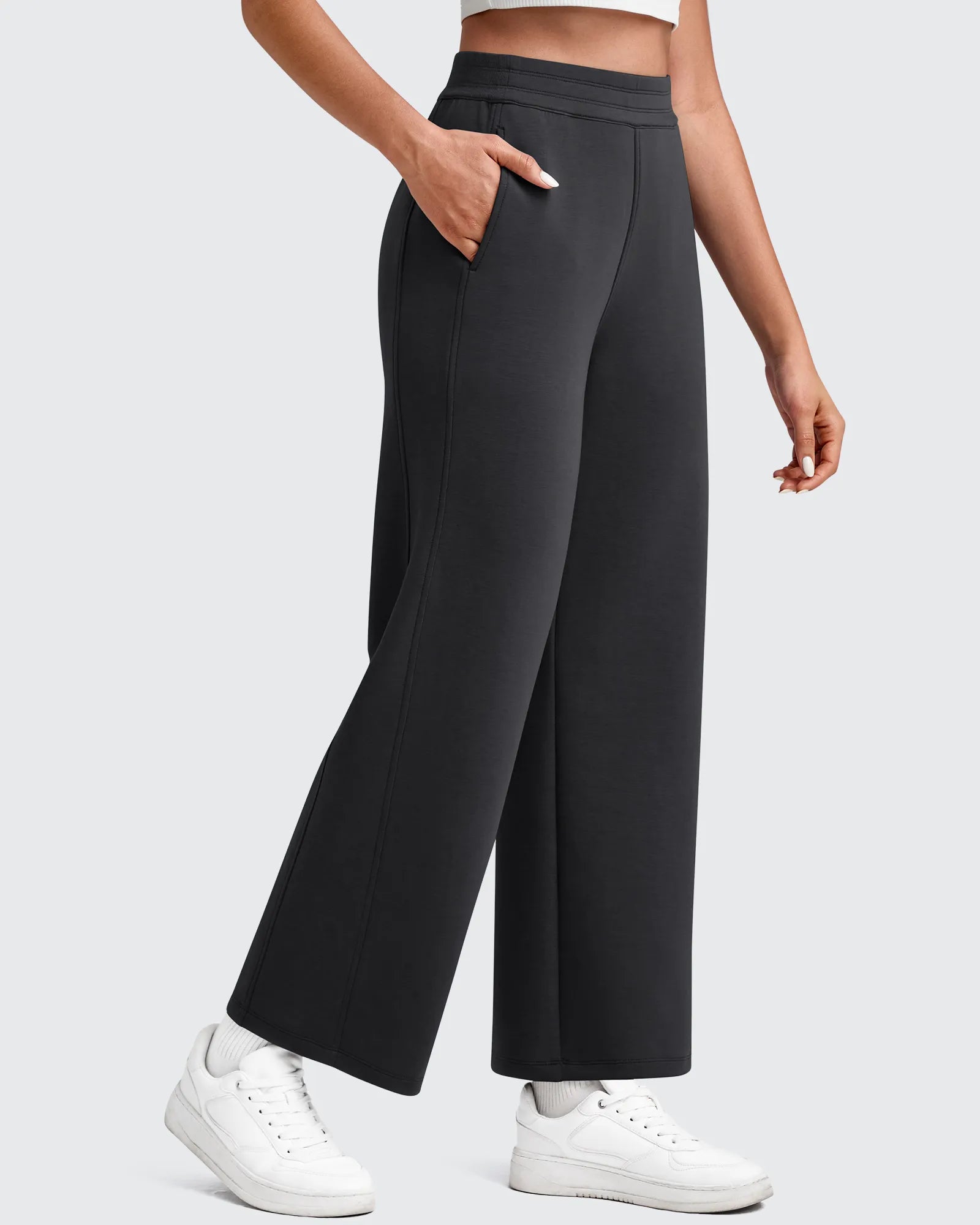 G4Free - Smoofit Elastic Waist Wide Leg Ankle Sweatpants -GF25J524AA-S-GF25J525AA-S-GF25J526AA-S-GF25J524AB-M-GF25J525AB-M