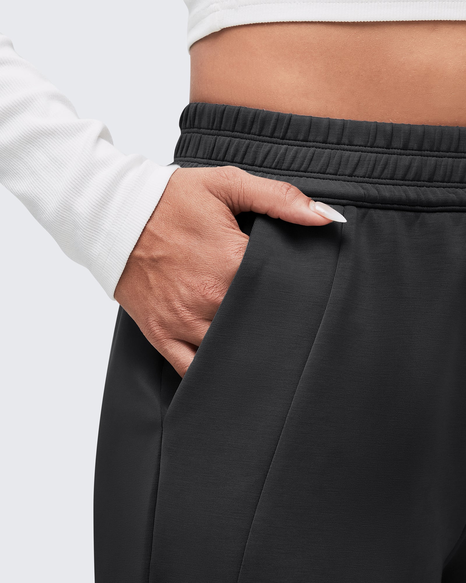 G4Free - Smoofit Elastic-Waist Wide Leg Sweatpants Regular -GF25J510AA-S-GF25J510AB-M-GF25J510AC-L-GF25J510AD-XL-GF25J510AE-XXL