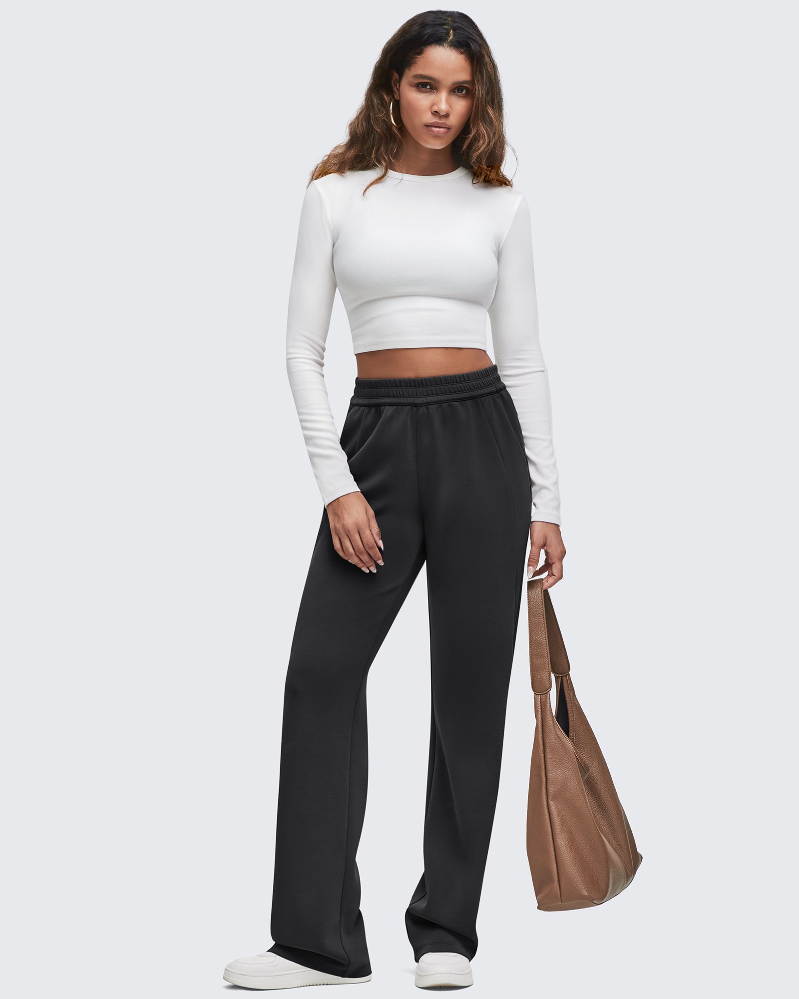 G4Free - Smoofit Elastic-Waist Wide Leg Sweatpants Regular -GF25J510AA-S-GF25J510AB-M-GF25J510AC-L-GF25J510AD-XL-GF25J510AE-XXL