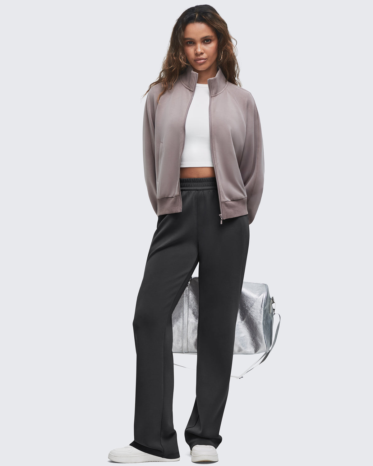 G4Free - Smoofit Elastic-Waist Wide Leg Sweatpants Petite -GF25J509AA-S-GF25J509AB-M-GF25J509AC-L-GF25J509AD-XL-GF25J509AE-XXL