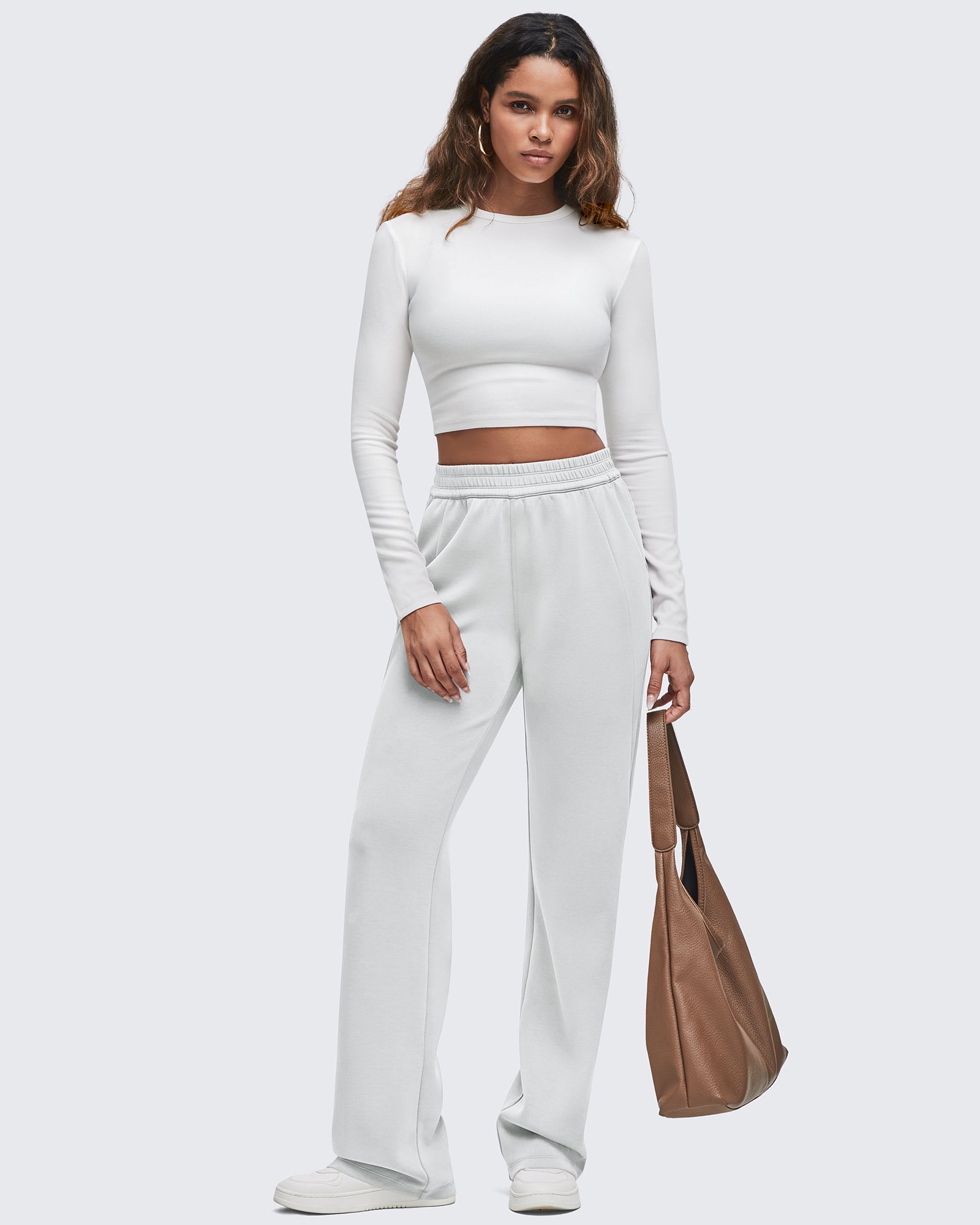 G4Free - Smoofit Elastic-Waist Wide Leg Sweatpants Regular -GF25J510AA-S-GF25J510AB-M-GF25J510AC-L-GF25J510AD-XL-GF25J510AE-XXL