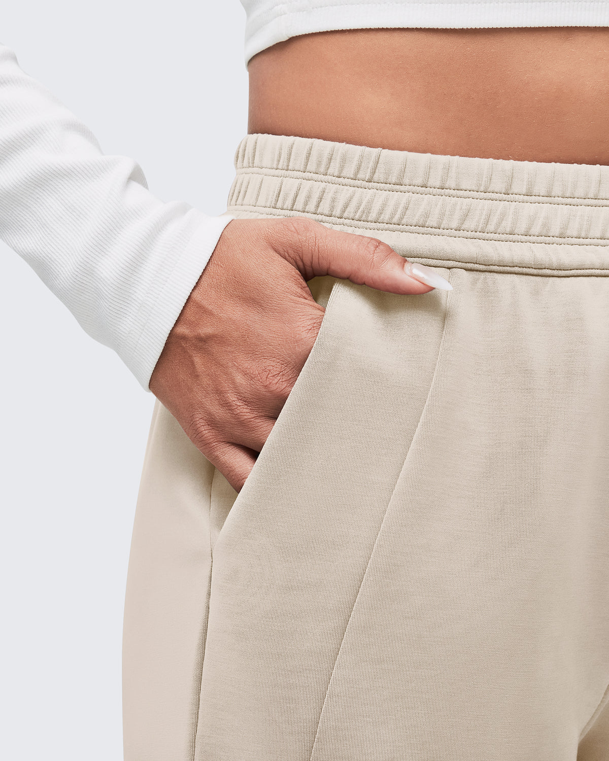 G4Free - Smoofit Elastic-Waist Wide Leg Sweatpants Regular -GF25J510AA-S-GF25J510AB-M-GF25J510AC-L-GF25J510AD-XL-GF25J510AE-XXL