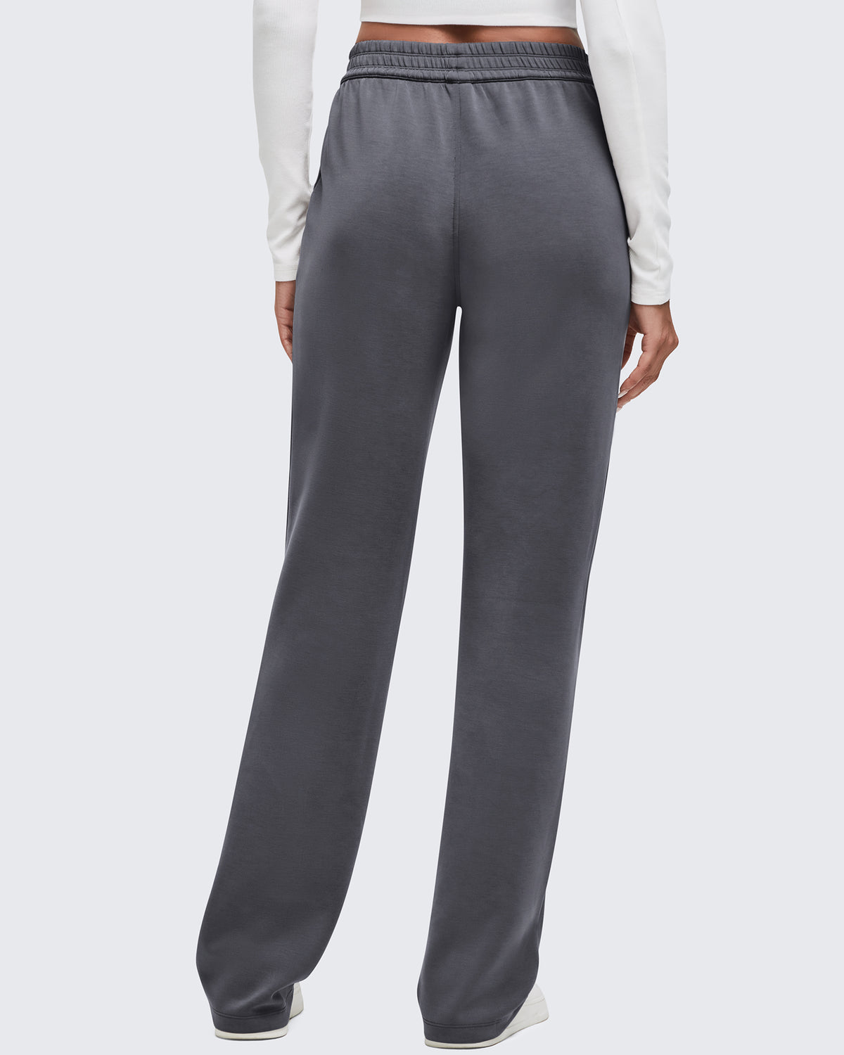 G4Free - Smoofit Elastic-Waist Wide Leg Sweatpants Petite -GF25J509AA-S