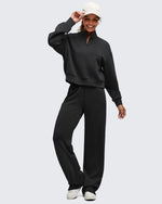 G4Free - Smoofit Elastic-Waist Wide Leg Sweatpants Regular -GF25J510AA-S-GF25J510AB-M-GF25J510AC-L-GF25J510AD-XL-GF25J510AE-XXL