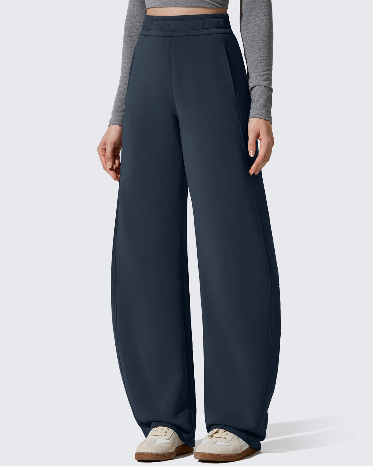 G4Free - Smoofit Fleece Lined Baggy Barrel Wide Leg Sweatpants -GF25J611AF-XS-GF25J612AF-XS-GF25J613AF-XS-GF25J611AA-S-GF25J612AA-S