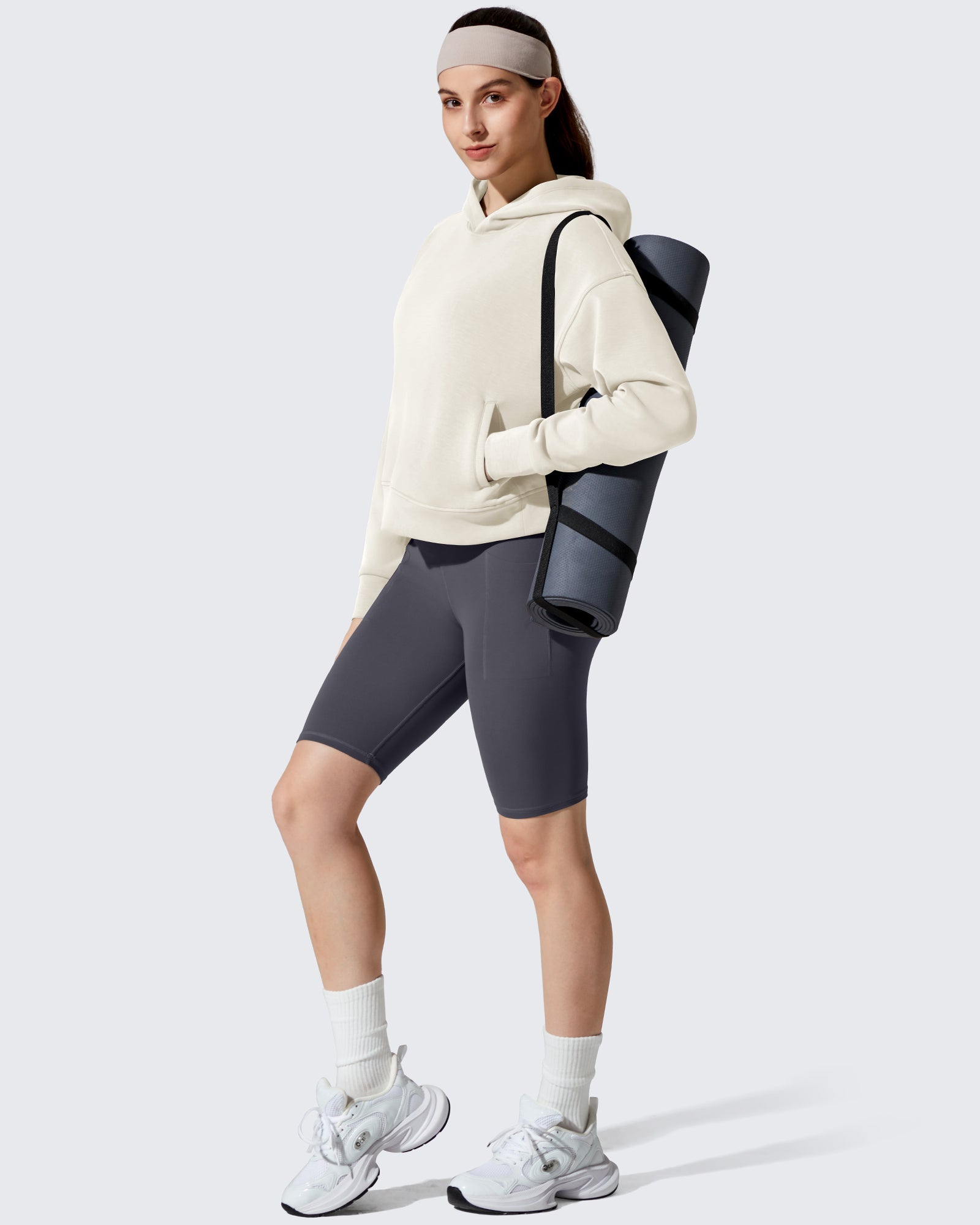 G4Free - Smoofit Fleece Long Sleeve Pullover Hoodies -GF25F722AF-XS-GF25F722AA-S-GF25F722AB-M-GF25F722AC-L-GF25F722AD-XL