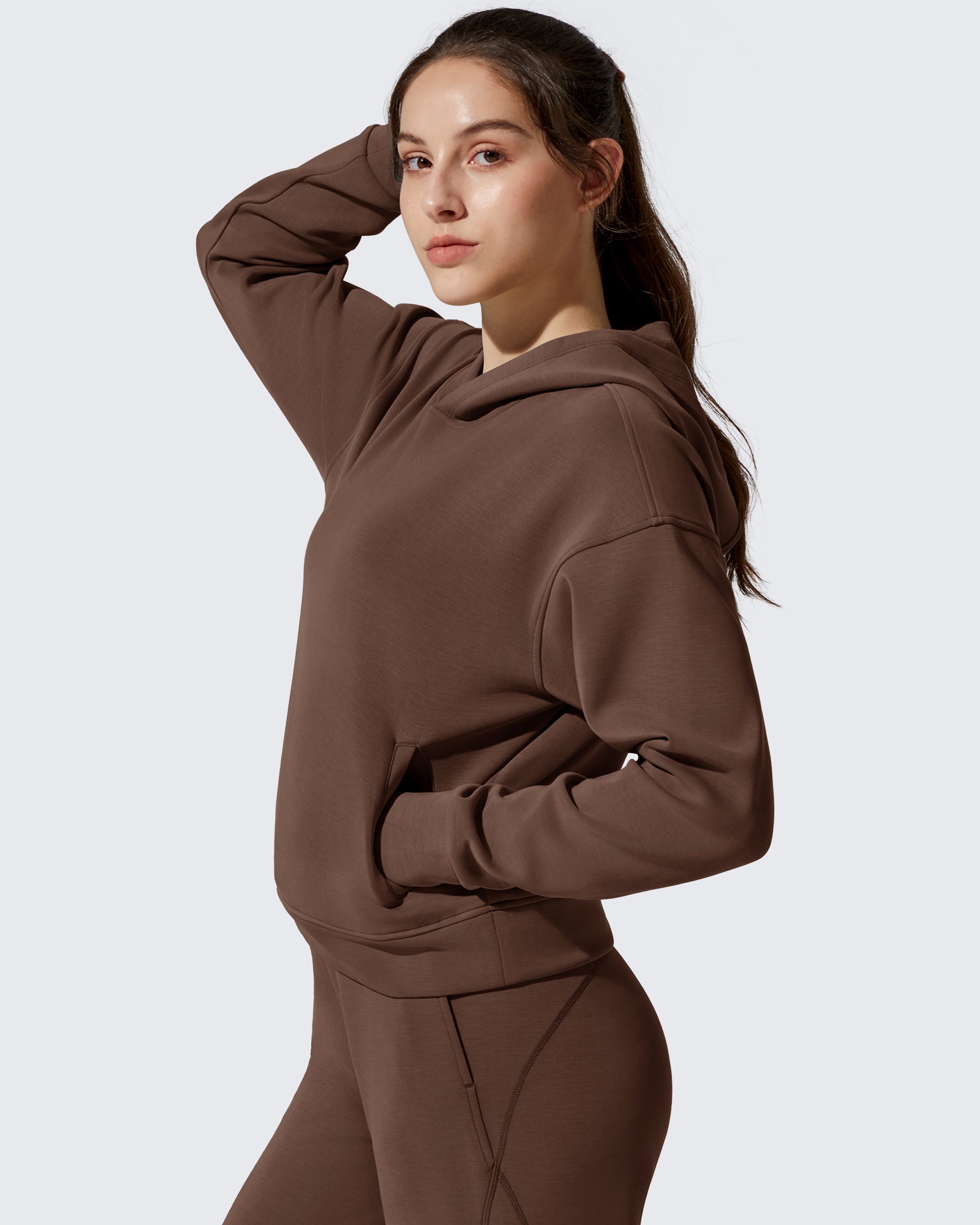 G4Free - Smoofit Fleece Long Sleeve Pullover Hoodies -GF25F722AF-XS-GF25F722AA-S-GF25F722AB-M-GF25F722AC-L-GF25F722AD-XL