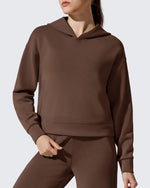 G4Free - Smoofit Fleece Long Sleeve Pullover Hoodies -GF25F722AF-XS-GF25F722AA-S-GF25F722AB-M-GF25F722AC-L-GF25F722AD-XL