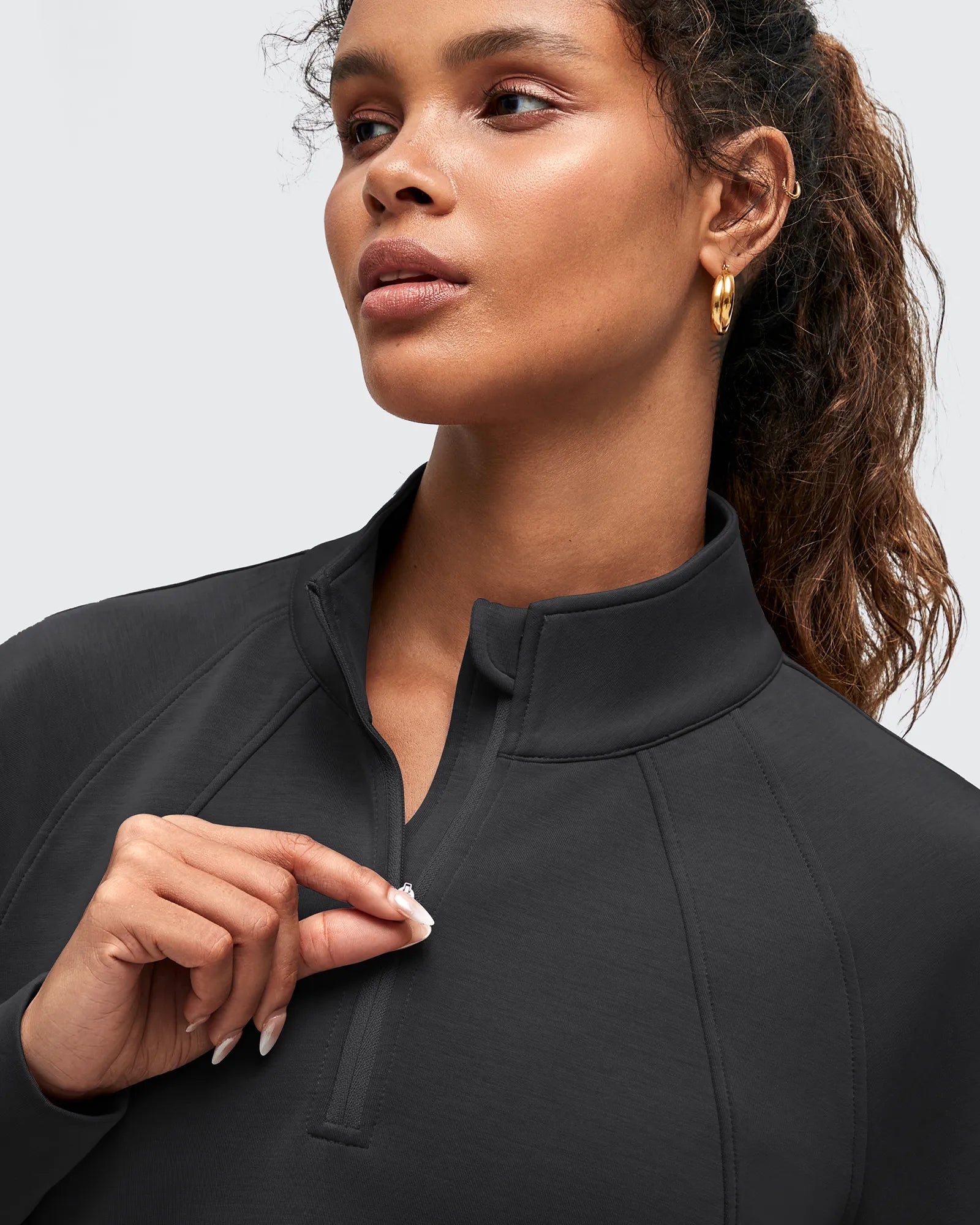 G4Free - Smoofit Half-Zip Pullover Mock Neck Pockets Sweatshirts -GF25F564BA-S-GF25F564BB-M-GF25F564BC-L-GF25F564BD-XL-GF25F564BE-XXL